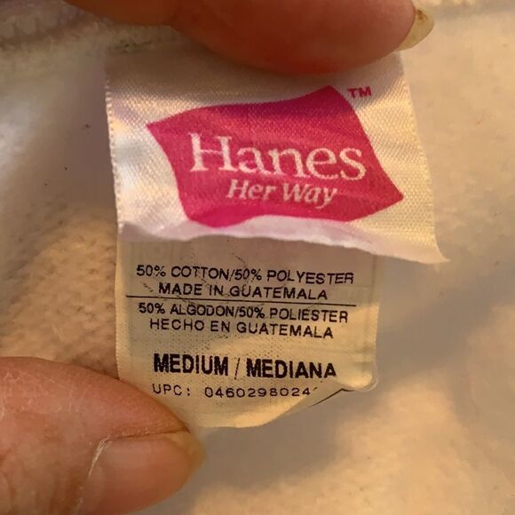 Vtg handmade Christmas candle white sweatshirt - Picture 11 of 13